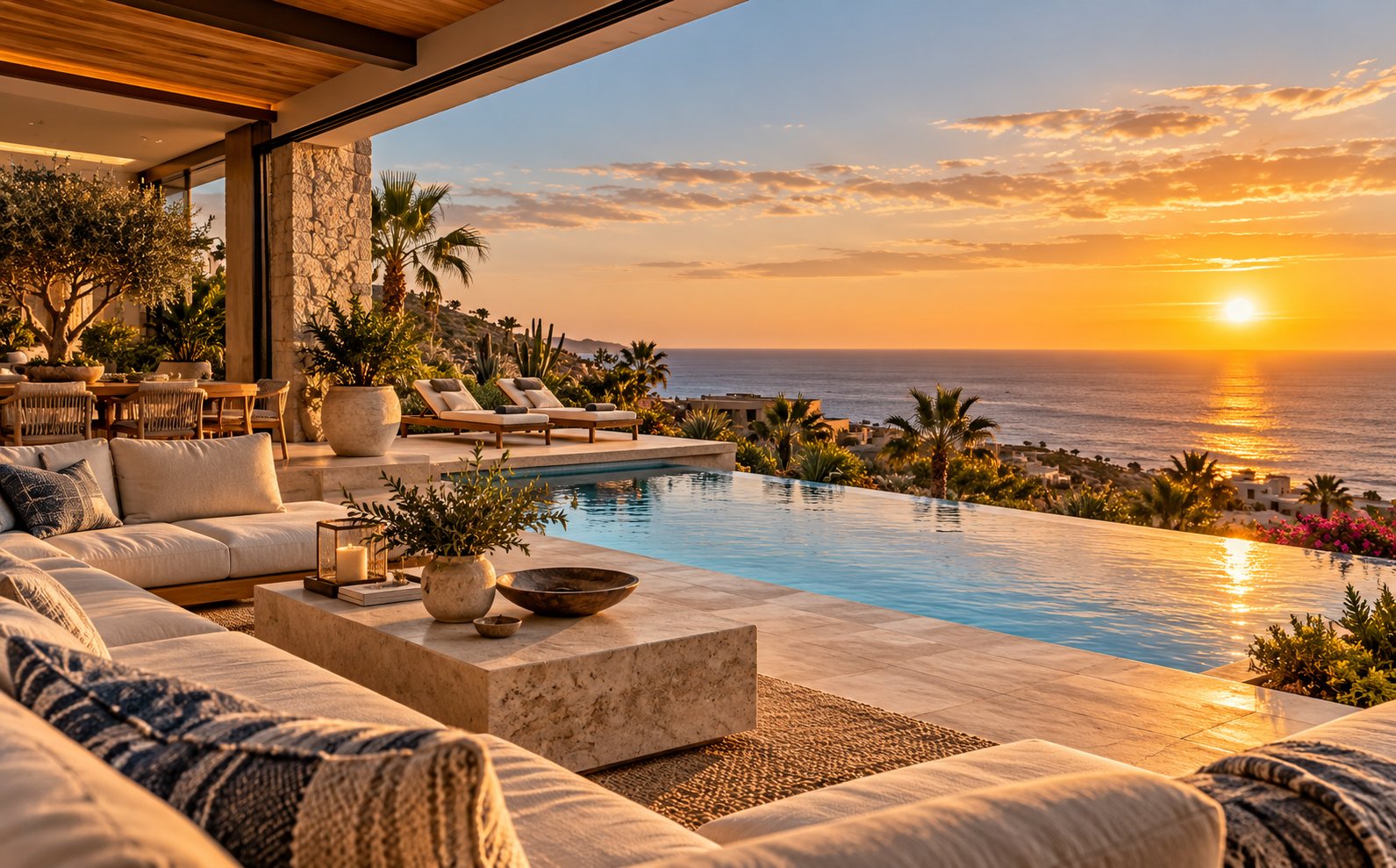         Privacy and luxury lifestyle in Los Cabos with an ocean view